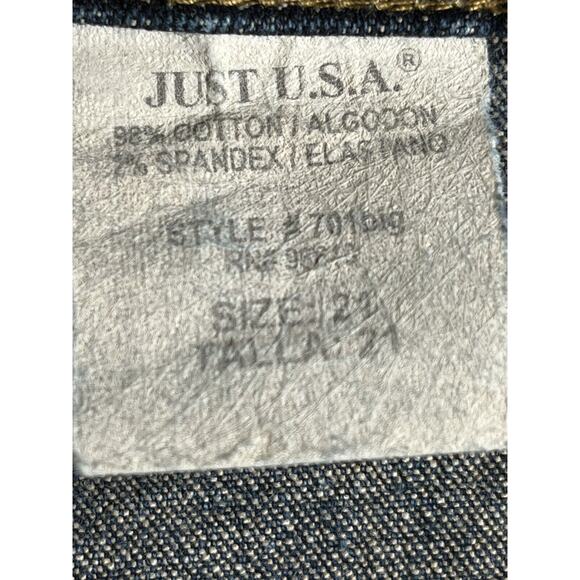 Just USA Jeans Women Plus Sz 21‎ Bootcut Mid Rise Stretch Classic Denim Blue - Picture 7 of 8